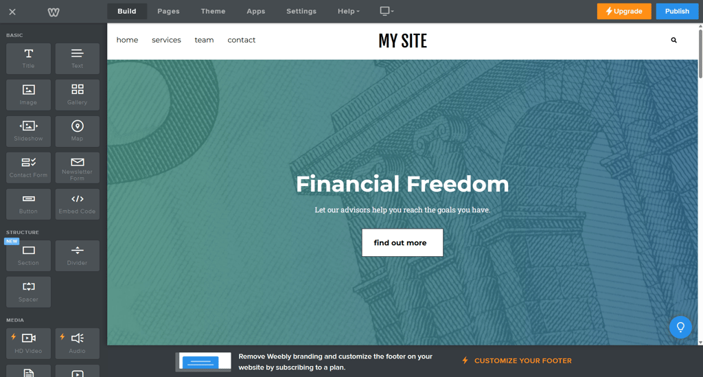 weebly editor