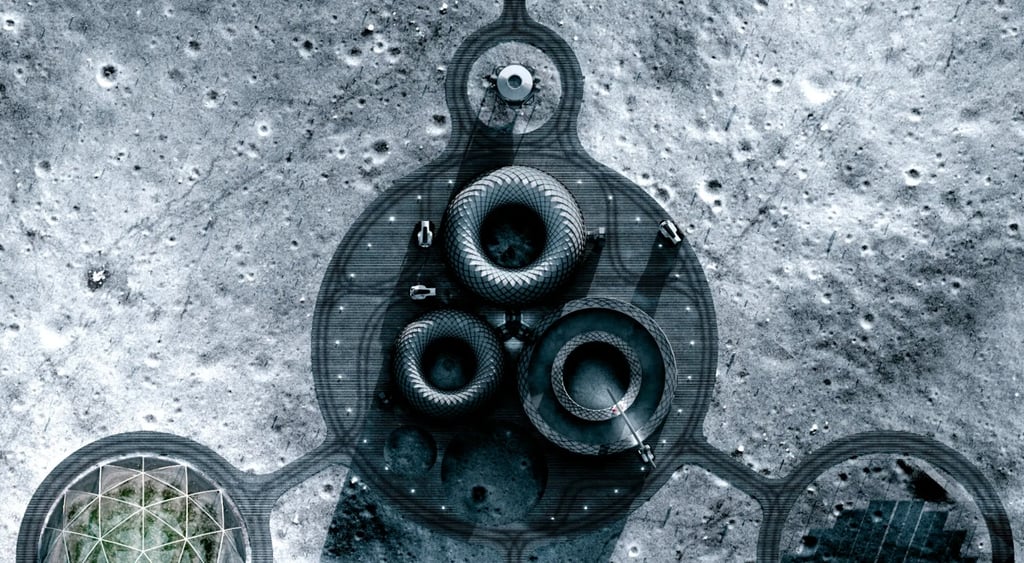 Project Olympus moon base by Bjarke Ingels Group