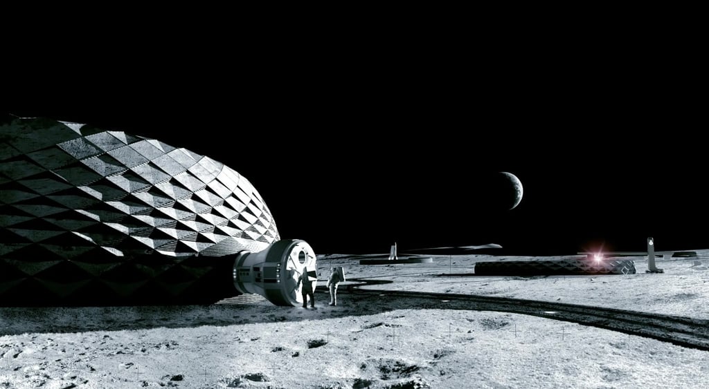 Moon habitat by Bjarke Ingels Group