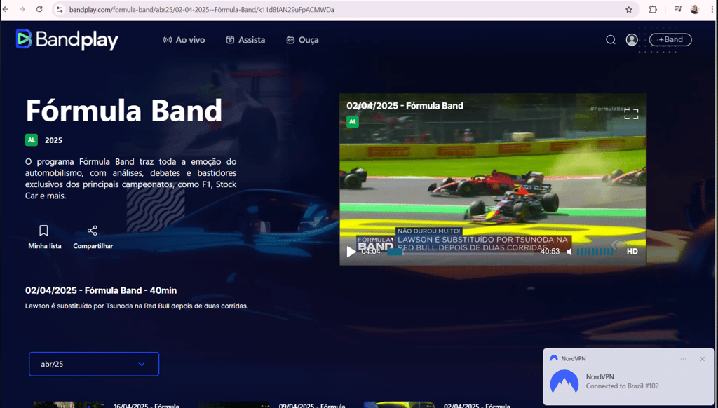 BR F1 bandplay