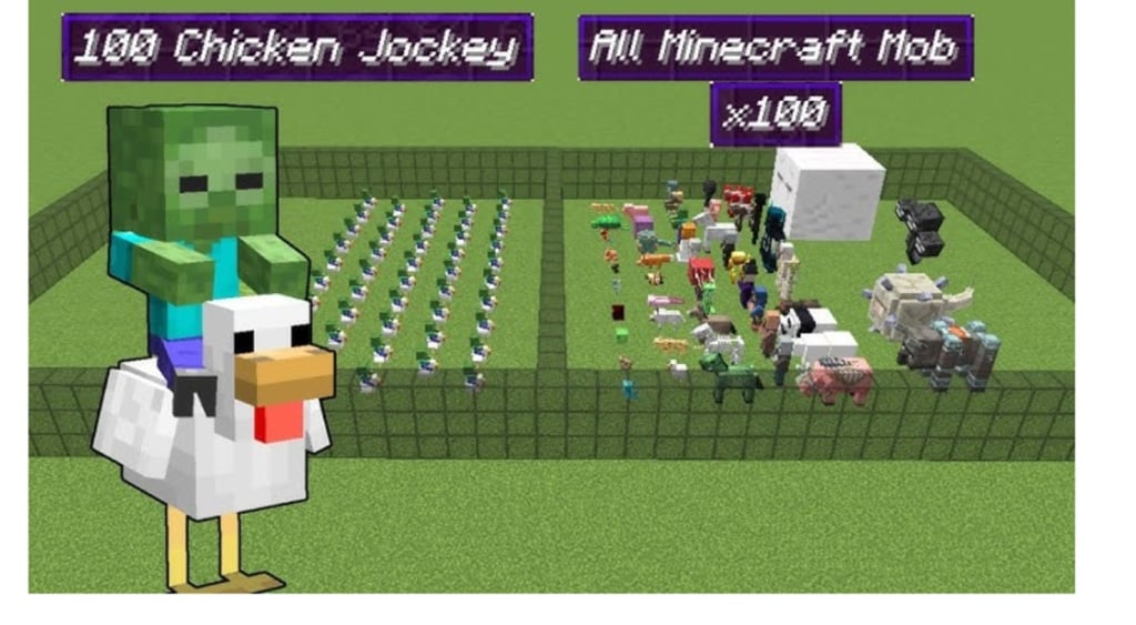 A screenshot of a minecraft scene from the game.