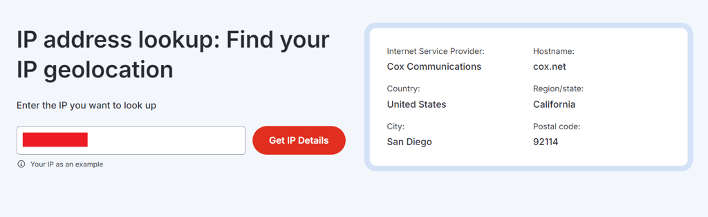 dataimpulse ip address lookup