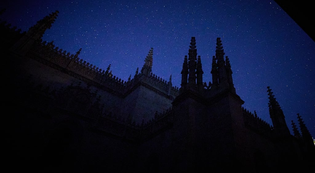 Granada, in Spain, during a power blackout