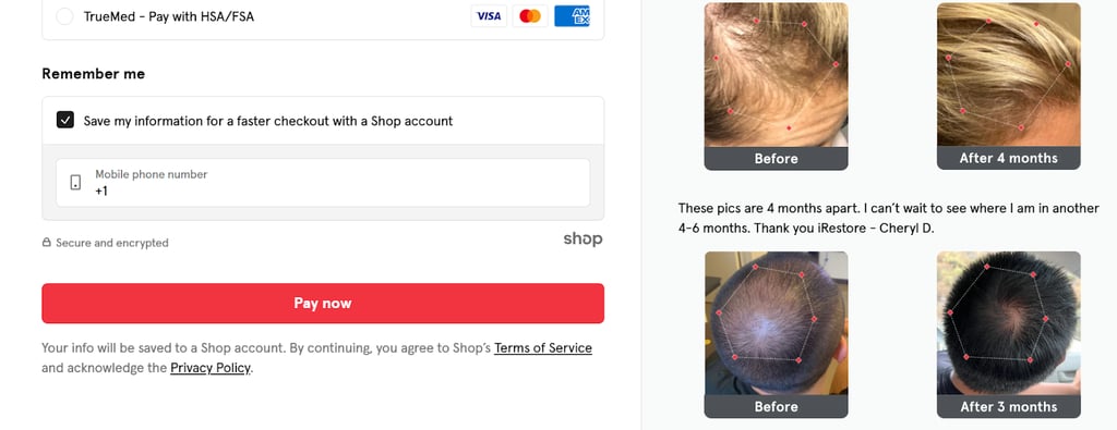 irestore pay now