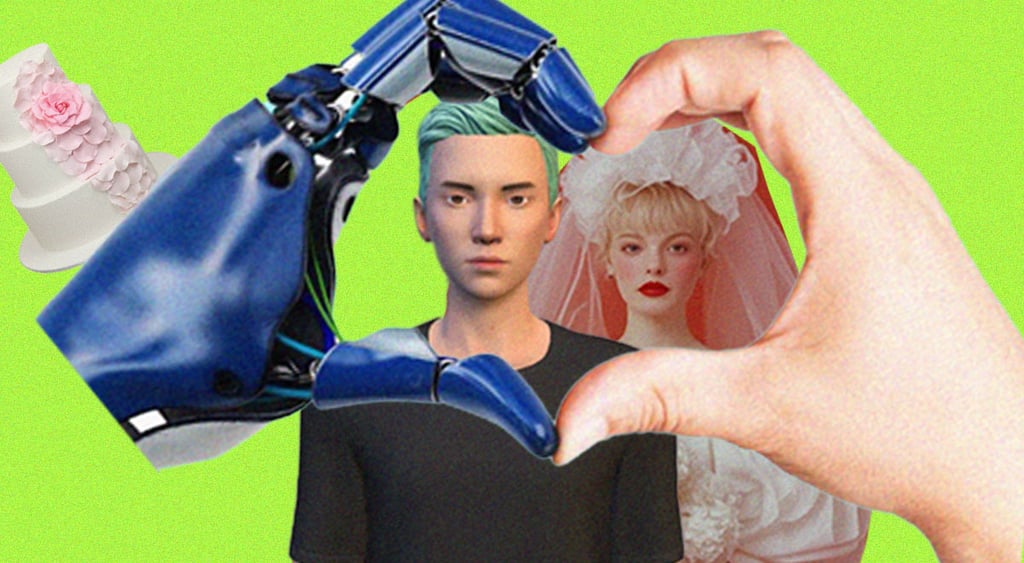 Plastic dolls marrying AI.