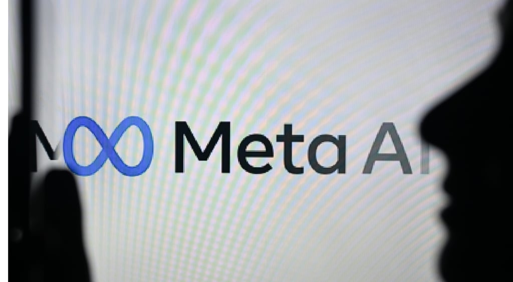 Meta AI logo.