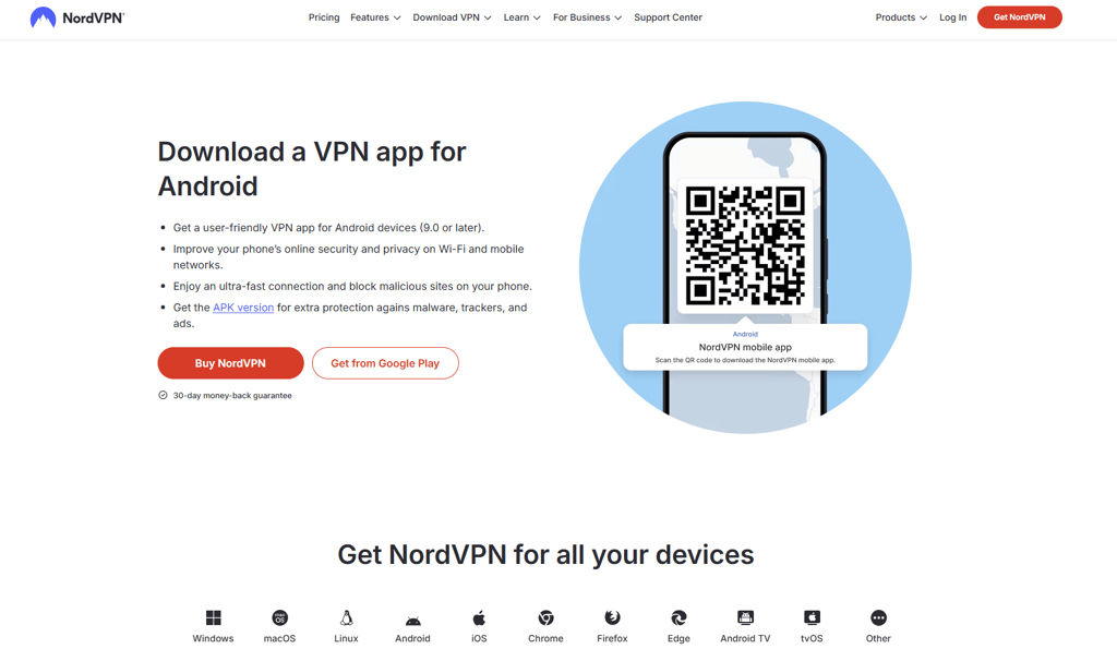 NordVPN Android download