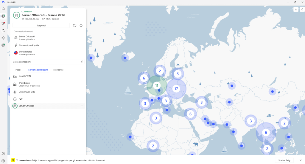 nordvpn french server