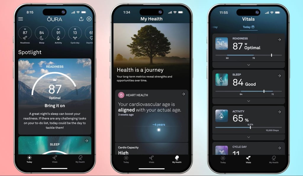 Oura app UI