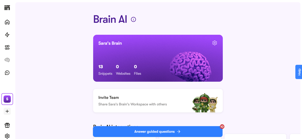 Brain AI questions