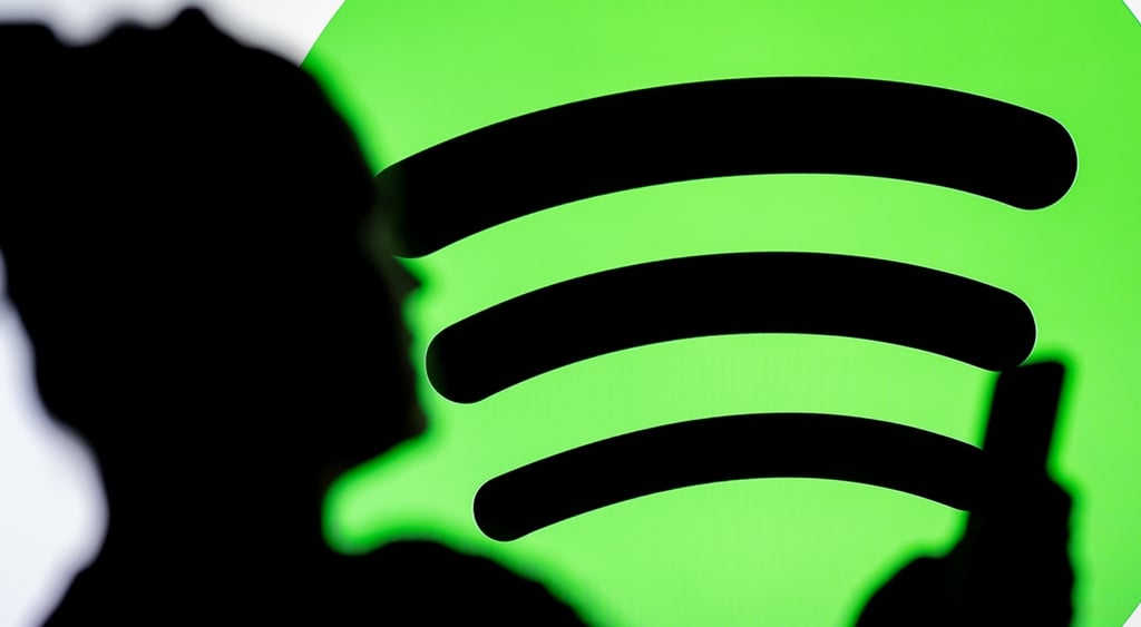 Spotify logo person