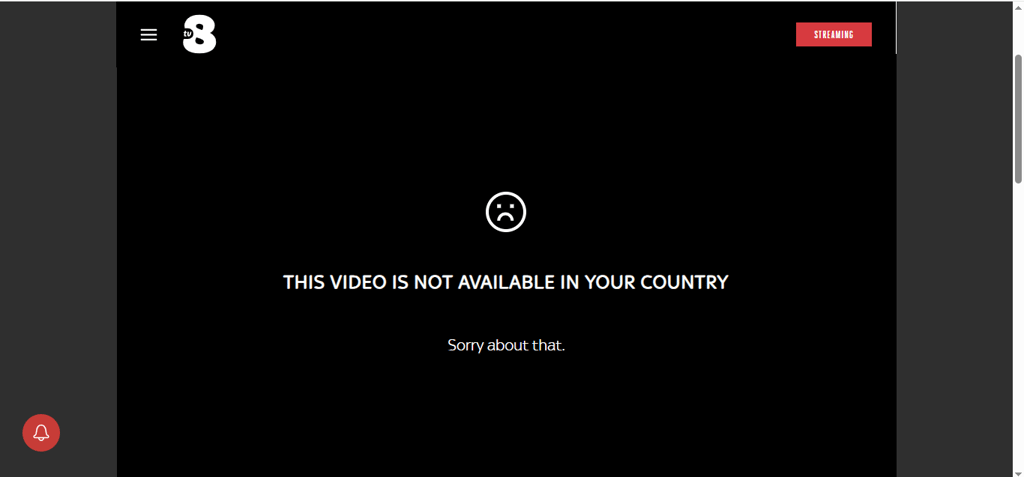 tv8 error
