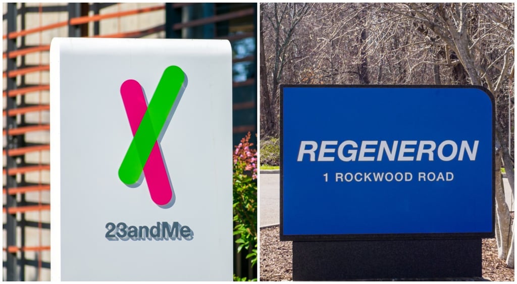 23andme DNA Regeneron Pharmaceuticals