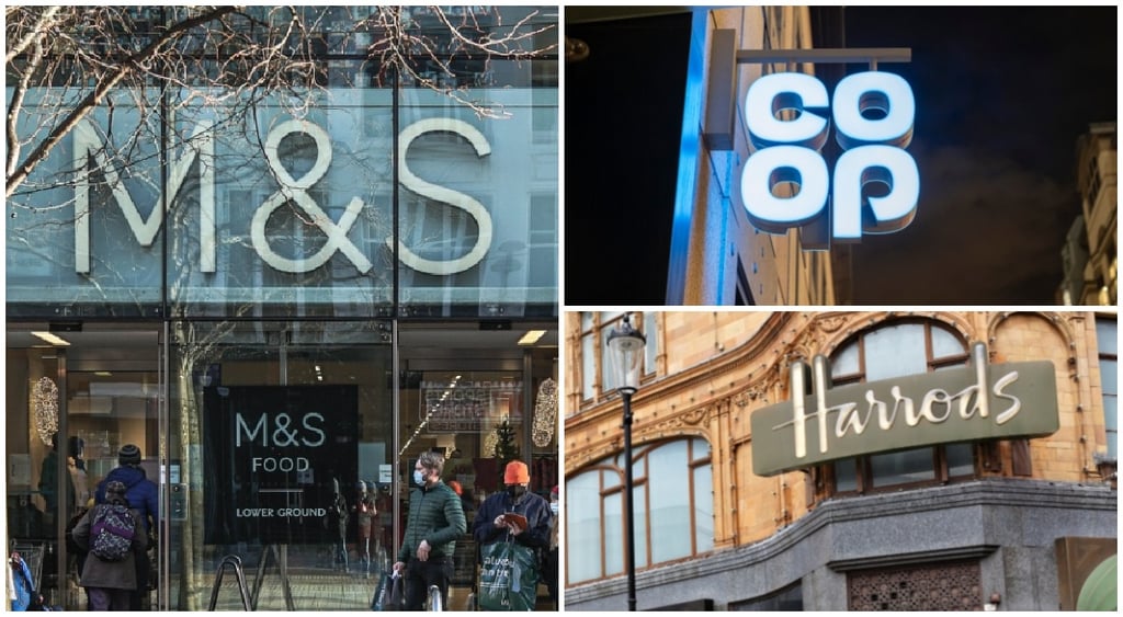 M&S, Co-op, Harrods
