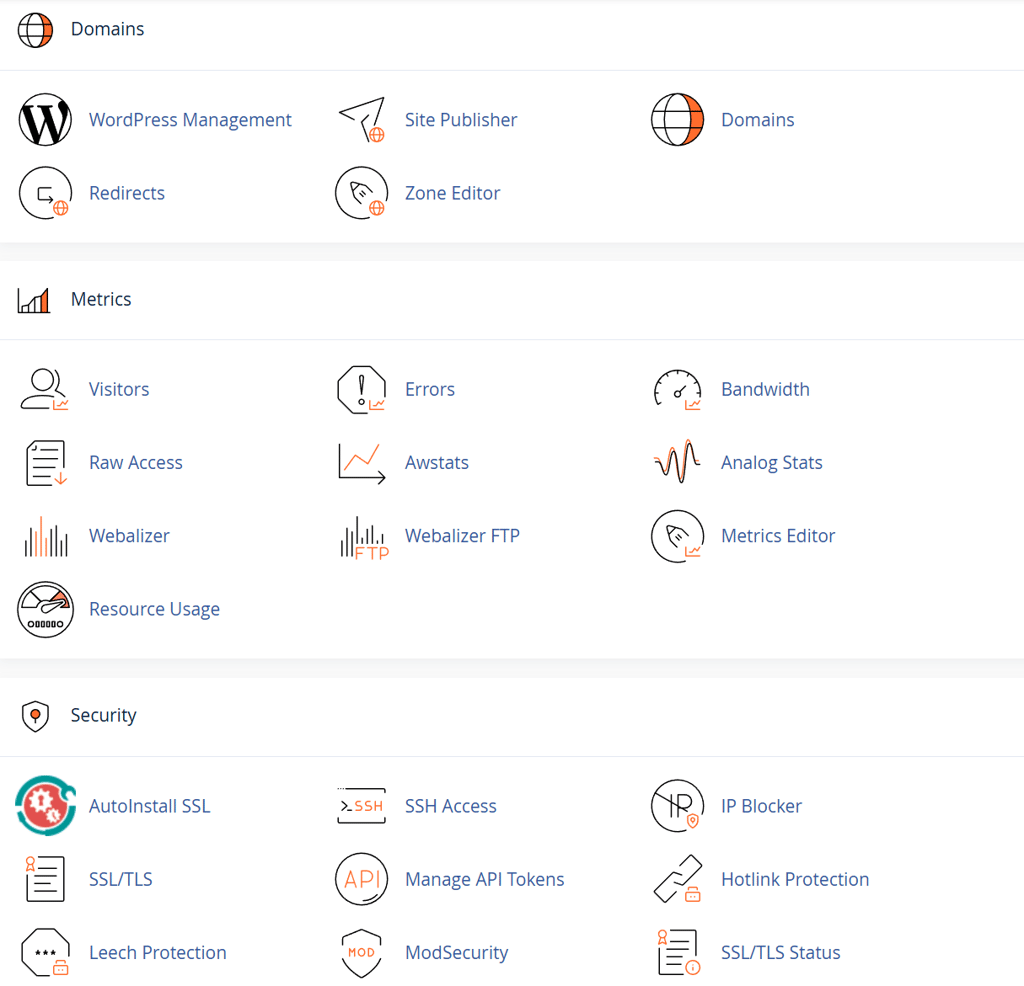 A2 Hosting tools