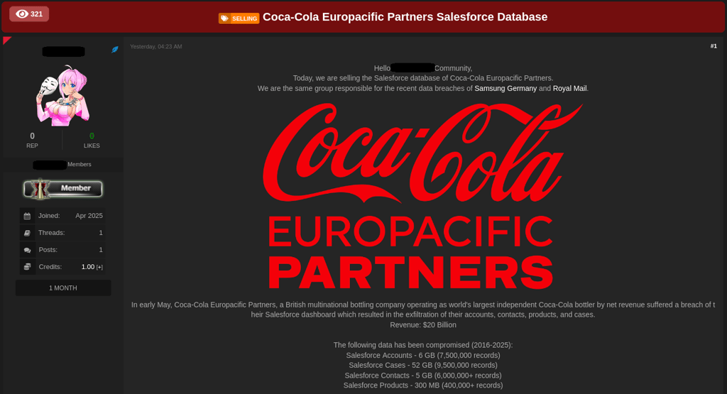 Coca-cola post