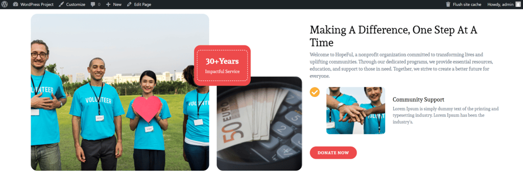 IONOS example education program site