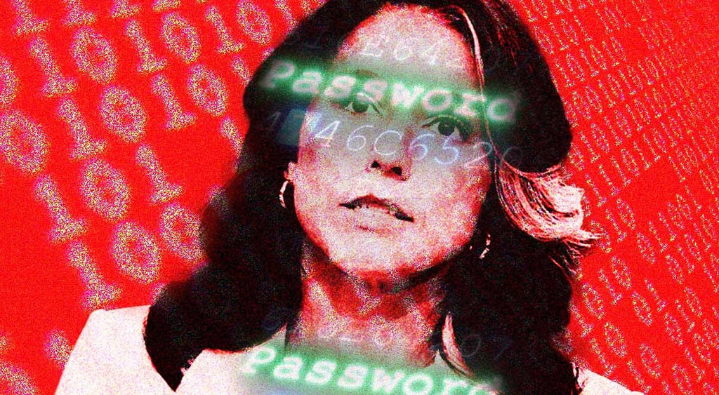 Tulsi Gabbard's password exposed