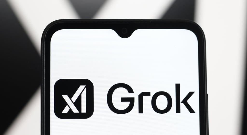 The Grok logo.