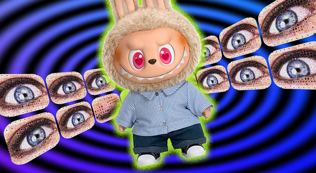 All eyes on evil-looking Labubu doll