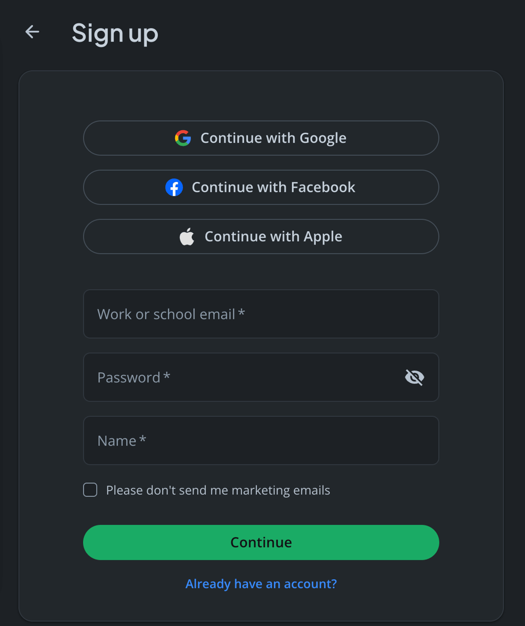 quillbot create account