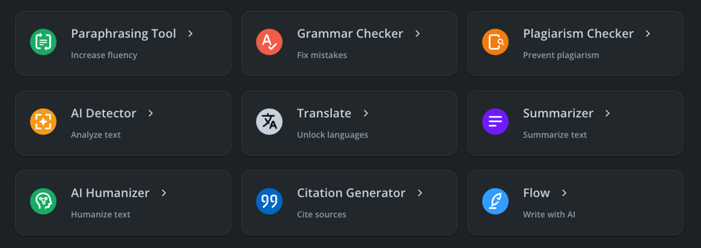 quillbot main features