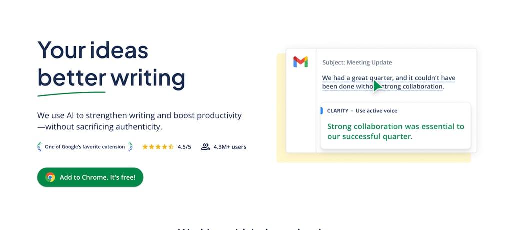 quillbot main page