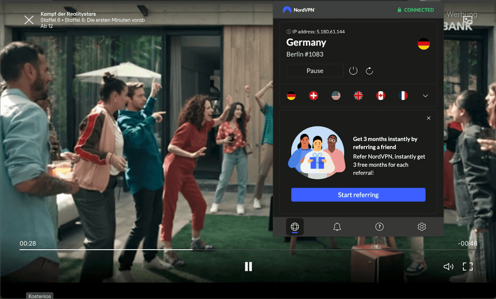 Realitystars mit NordVPN