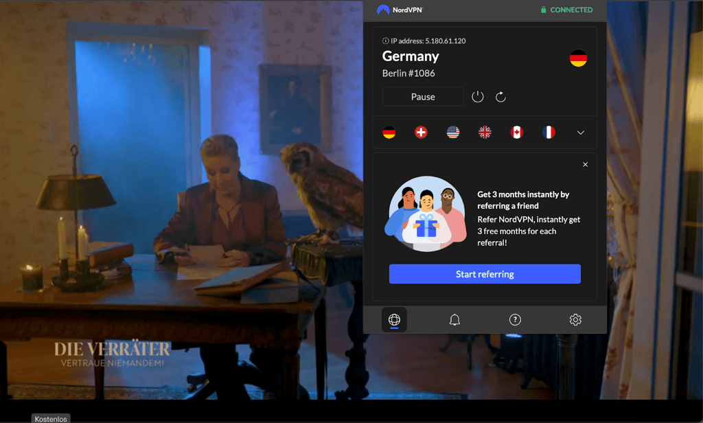 rlt streaming with vpn