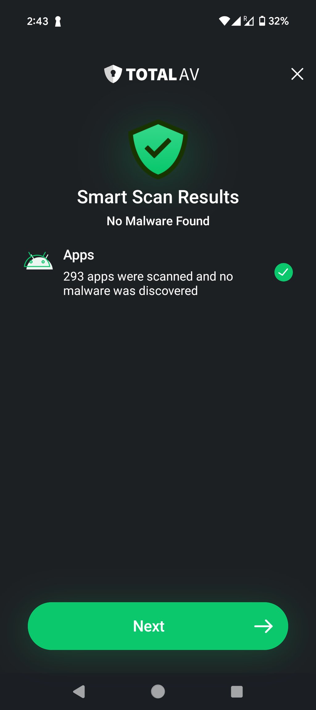totalav scan results android
