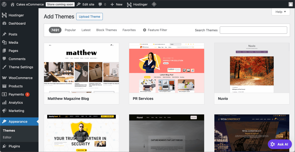 wordpress themes