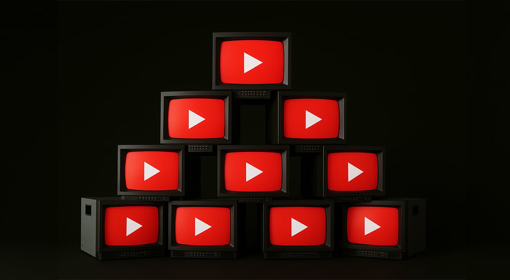 YouTube television share