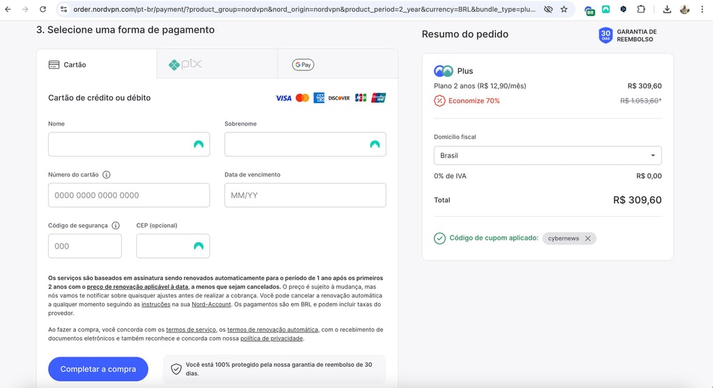 NordVPN payment details new (BR)