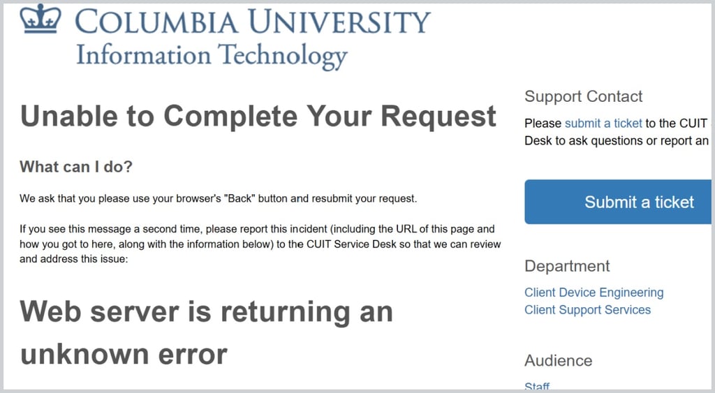 Columbia University cyberattack 2