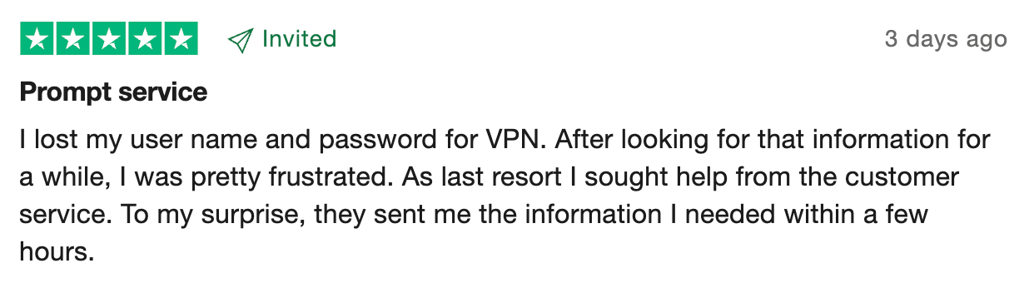Intego antivirus user review on TrustPilot