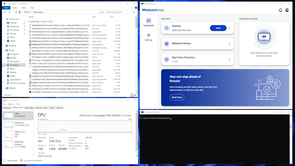 Malwarebytes antivirus real-time scan
