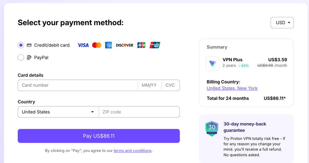 Proton VPN prices June