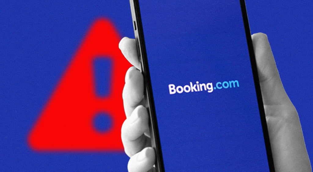 fake Booking.com websites deliver malware