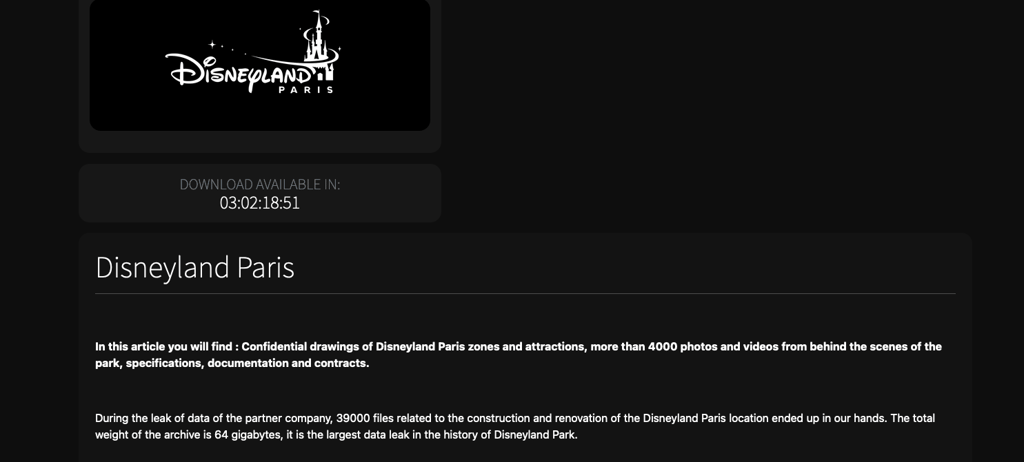 Disneyland Paris Anubis blog