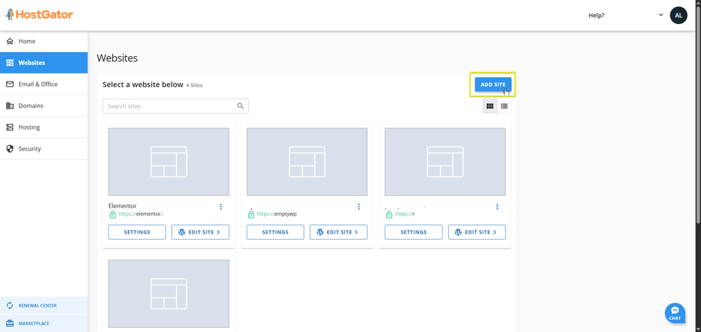 hostgator-setup-add-site
