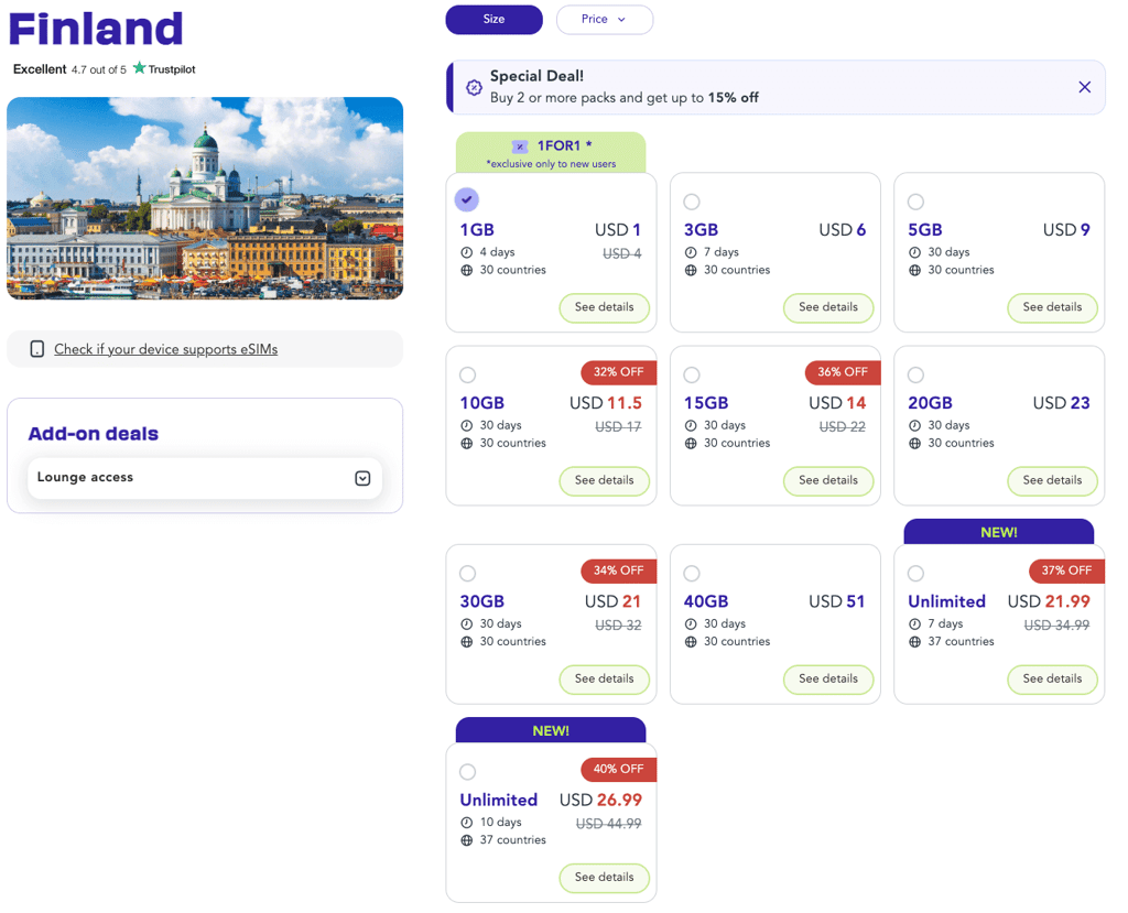 Jetpac Finland plans June 2025