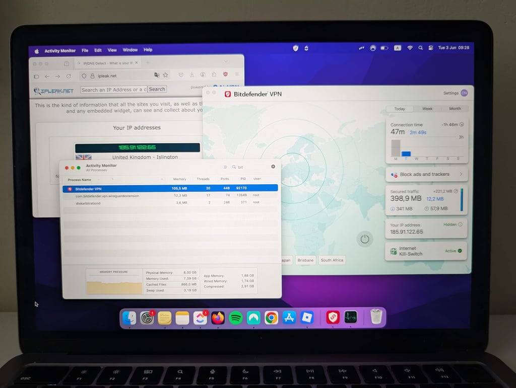 Bitdefender VPN kill switch
