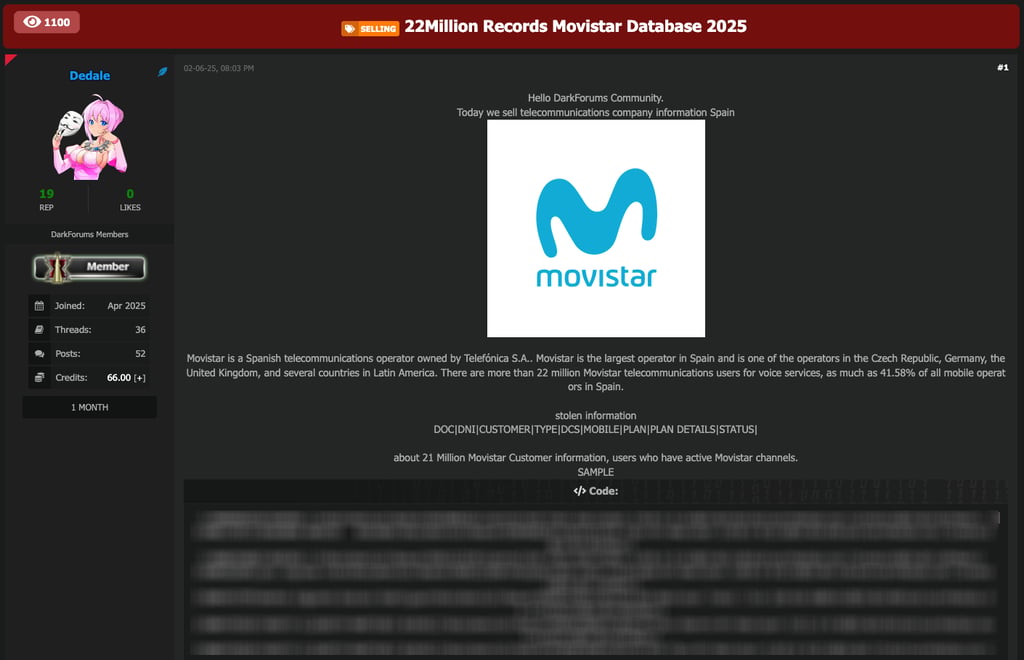 Movistar data breach