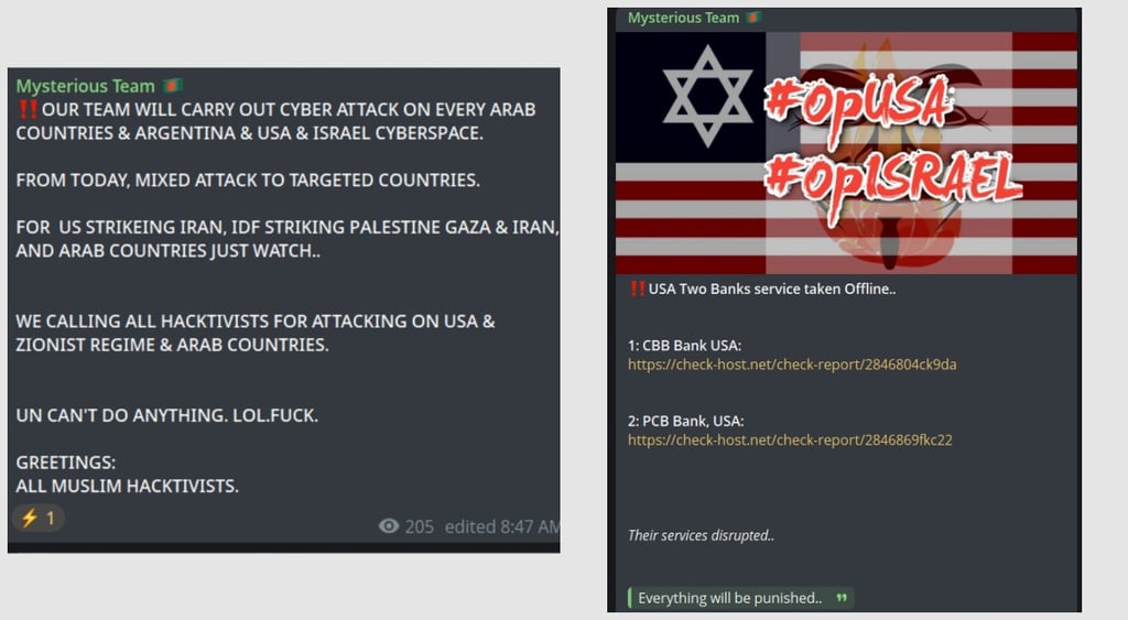 Mysterious Team Iran DDoS attacks US banks