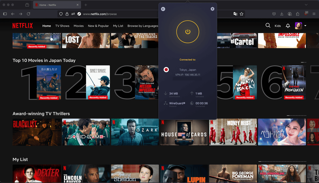 Streaming Netflix with CyberGhost