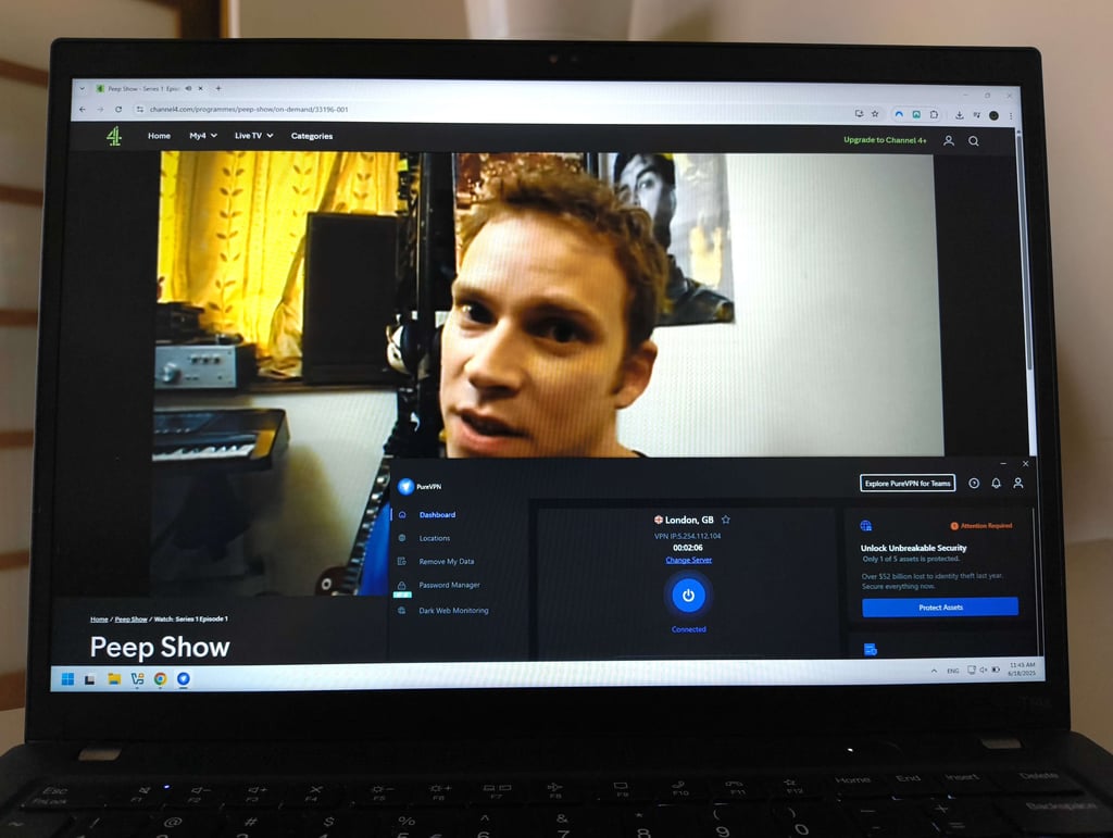 Streaming Channel4 with PureVPN