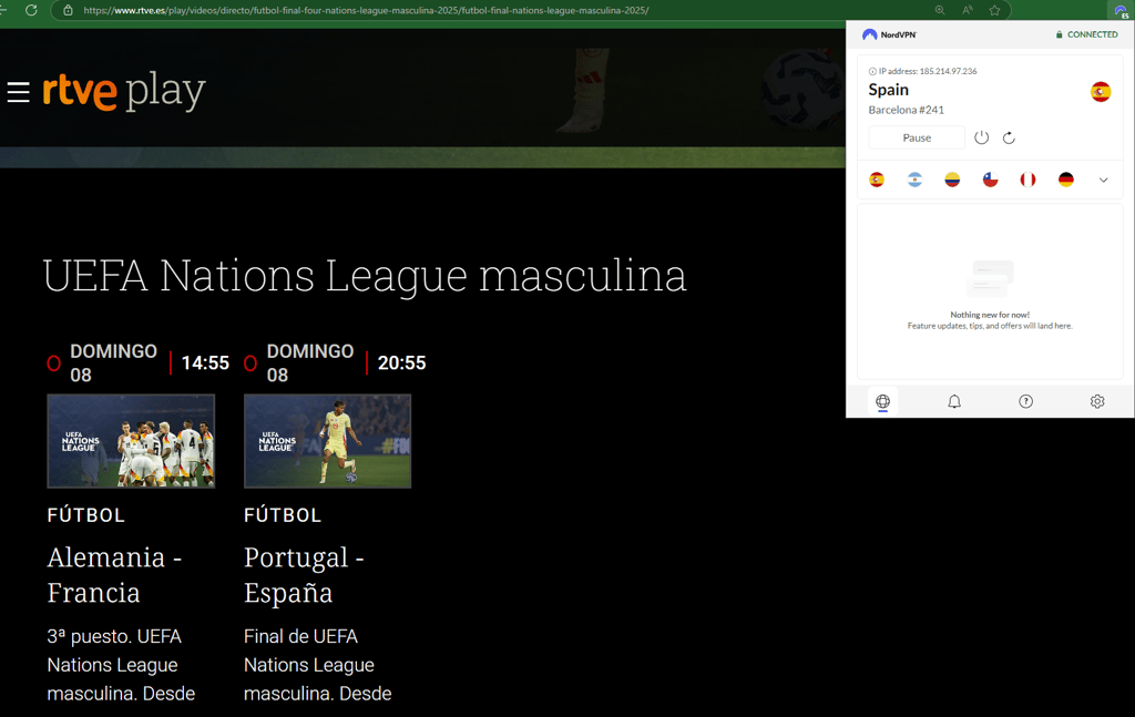 rtve streaming with vpn