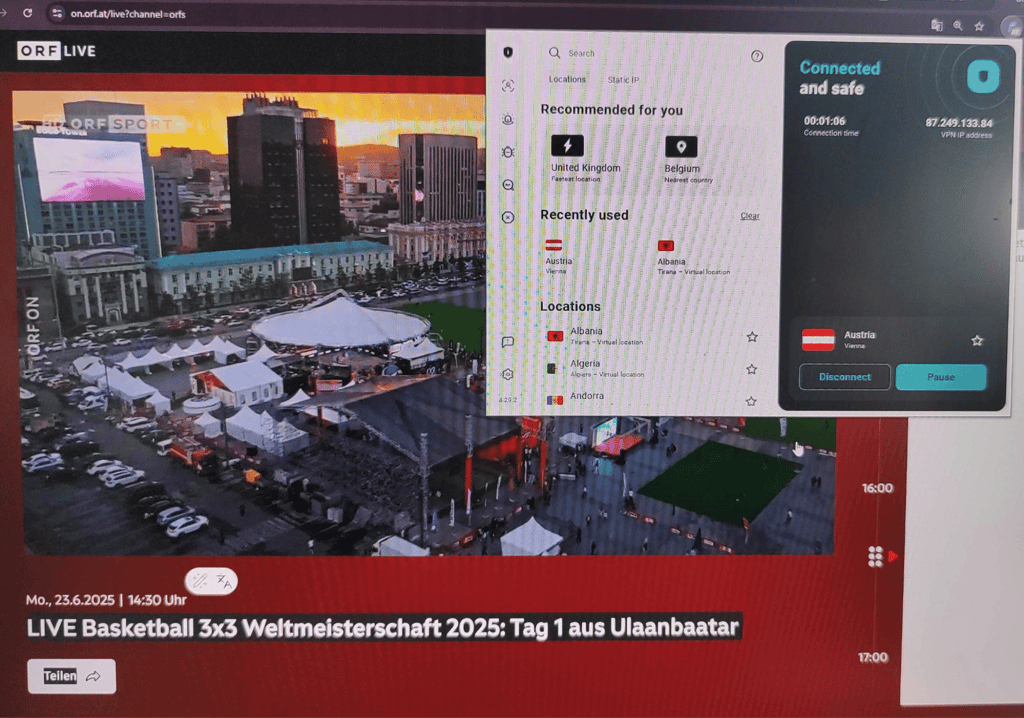 streaming f1 with surfshark vpn