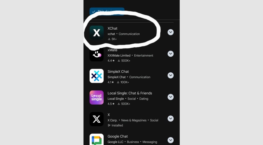 XChat app copycats