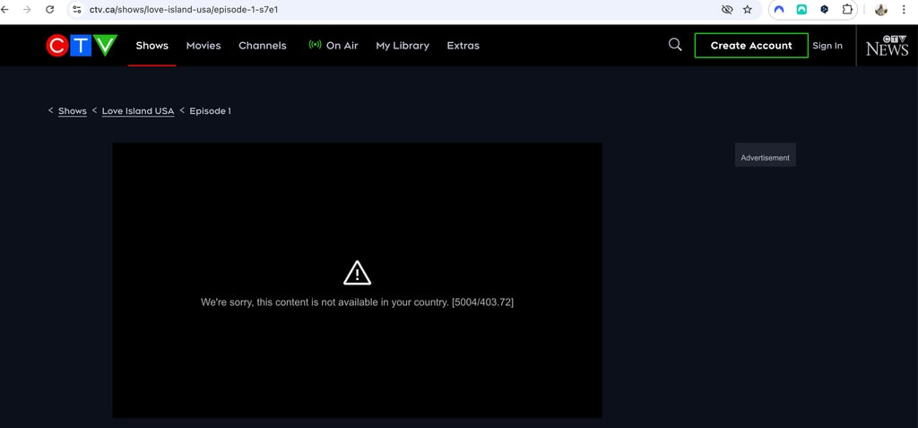 ctv love island usa geoblocked